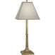 Ellie 23 inch Artisan Brass Buffet Lamp Portable Light